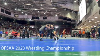 OFSAA Wrestling Championships 2023 Main Stream Part 2 [upl. by Chellman]