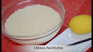 COMO HACER CREMA PASTELERA CASERAAutentica Receta Fácil y Deliciosa🍰 [upl. by Engeddi568]