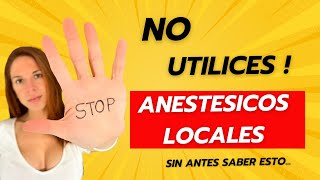 ANESTÉSICOS LOCALES [upl. by Borreri]