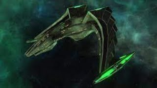 Star Trek Online Romulan Ships Dhelan warbird T2 Reputation Vanity Shields [upl. by Leesa]