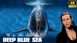 Deep Blue Sea 1999 Action Movie English  Saffron Burrows Thomas Jane LL Cool J  Review Facts [upl. by Adaran]