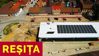 REȘIȚA DIN DRONĂ ❌ TERMINALUL INTERMODAL PANOURI SOLARE SENS GIRATORIU ÎN CONSTRUCȚIE ❌ 20062024 [upl. by Jere]