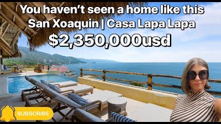 San Xoaquin  Casa Lapa Lapa Villa For Sale Puerto Vallarta Video Tour  Ocean Views  2350000usd [upl. by Ariait]