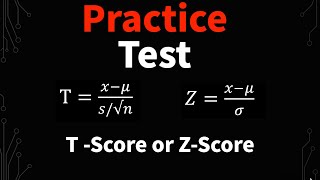 Intro to Statistics Midterm Review Question 10 T Score or Z Score [upl. by Mariel]