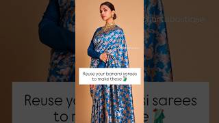 Banarsi brocade saree outfit ideas ✨ banarsisaree saree sareeoutfit banarsidresses love [upl. by Manup]