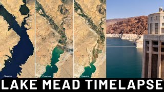 Lake Mead Timelapse  Earth Timelapse  Satellite Time Lapse [upl. by Nylsaj]