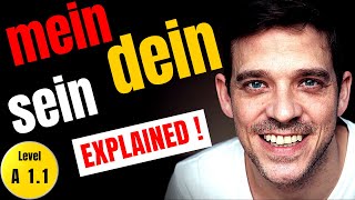 Mein Dein Sein │ Possessivartikel │ German Possessive Articles [upl. by Rettke]