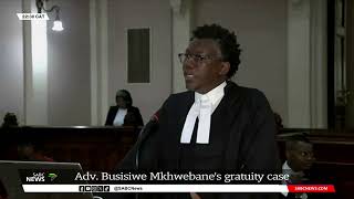 Judgment reserved in Mkhwebane R10 million gratuity matter [upl. by Nidnal]