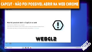 CapCut  Não foi possível abrir na web [upl. by Anidal]