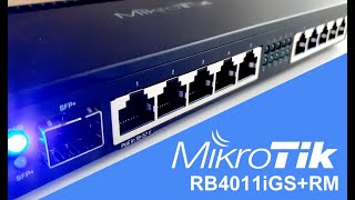 Mikrotik RB4011 iGSRM unboxing [upl. by Khano]