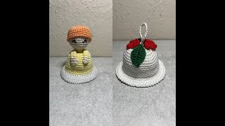 Tuto poupée réversible cloche de Noël au crochet spécial gaucher AlextitiaTutoCrochet [upl. by Yazbak]