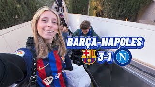 REACCIONANDO AL BARÇA  NAPOLI  Vlog [upl. by Allegna]