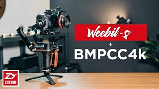 WEEBIL S  BMPCC4k  The Ultimate Compact Gimbal Setup [upl. by Hara]