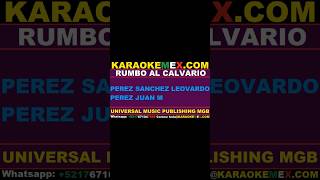 karaoke yolanda del rio  rumbo al calvario karaokemex [upl. by Eittel652]