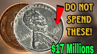 SUPER RARE TOP 10 STEELWHEAT PENNIES ULTRA LINCOLN PENNY COINS WORTH MONEY [upl. by Ahsele]