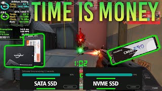 Sata ssd vs Nvme M2  Render Load Speed Benchmark Test [upl. by Aicinet313]