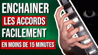 3 ASTUCES pour ENCHAÎNER les accords FACILEMENT débutant guitare [upl. by Clabo]