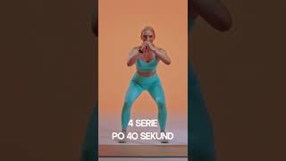 💥 Zrób super trening na pośladki 🍑 shorts treningwdomu cardio turbospalanie [upl. by Nnylkcaj]