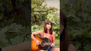 kelli Moyle  Summer’s End John Prine Cover acoustic cover femaleguitarist americana [upl. by Enived472]