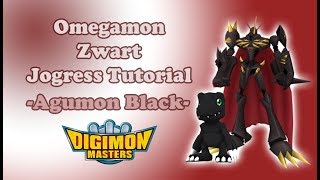 Omegamon Zwart Agumon Black Line Jogress Tutorial  Digimon Masters Online [upl. by Marlena]