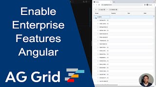 Enabling AG Grid Enterprise Features in Angular [upl. by Morley]