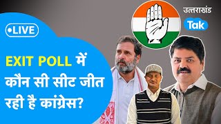 Uttarakhand Exit Poll Result LIVE Election 2024 Exit Poll मे कौनसी सीट जीत रही है Congress [upl. by Atinuaj298]