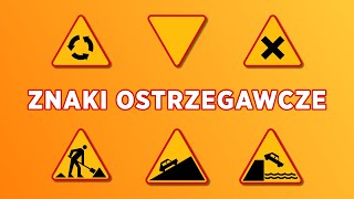 2  Znaki drogowe  Ostrzegawcze [upl. by Nomae]