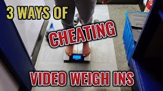 How Anyone Can CHEAT  Video Weigh Ins are Stupid MMA  Kickboxing  Boxing [upl. by Feer]