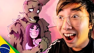 REACT FNAF SPRINGTRAP E DELIAH parte 4 [upl. by Marcell147]