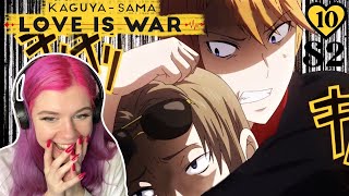 Kaguyasama Love is War Season 2 Episode 10 Reaction [upl. by Ahtivak]