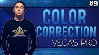 Sony Vegas Pro 13 How To Apply Color Correction  Tutorial 9 [upl. by Gaw]