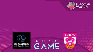 IDK Euskotren v Charnay Basket  Full Basketball Game  EuroCup Women 202425 [upl. by Wellington]