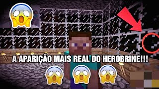 APARIÇÕES REAIS DO HEROBRINE EM VIDEO DE YOUTUBERS FAMOSOS NO MINECRAFT [upl. by Strait]