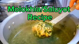 How to make chicken molokhia  molokhia recipe  molokhia soup molokhia [upl. by Lebasile]