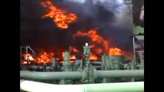 Hytrans the Buncefield refinery fire in 2005 [upl. by Drobman]