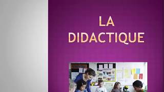 LA DIDACTIQUE ET LA PEDAGOGIE EN APPROCHE PAR COMPETENCES [upl. by Atneuqal714]