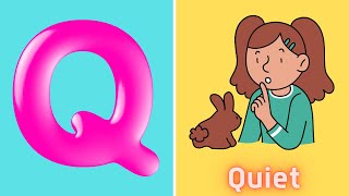 Q Song Alphabet For Kids  Kiddo Journey [upl. by Burg]