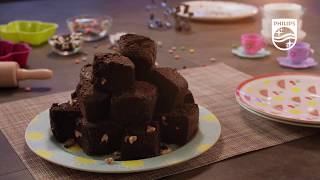 Philips Chef  Brownies uit de Airfryer XXL [upl. by Codel]