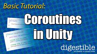 Coroutines in Unity Basic Tutorial for Beginners [upl. by Assylla681]