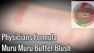 Physicians Formula Muru Muru Butter Blush [upl. by Anirad]