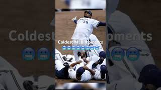 Coldest MLB moments mlb mlbpa baseball [upl. by Auqenes360]