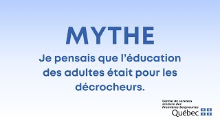 Je pensais que l’éducation des adultes était pour les décrocheurs  capsule 4 [upl. by Ailehpo515]