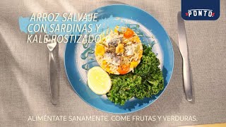 Receta  Arroz Salvaje con Sardinas  Ponto [upl. by Suinotna499]