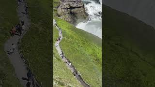 waterfall iceland gullfoss rainbow [upl. by Levinson]