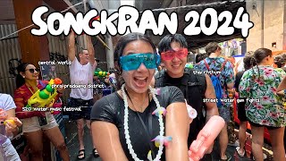 Songkran 2024 Bangkok The Worlds Biggest Water Festival [upl. by Ramas492]