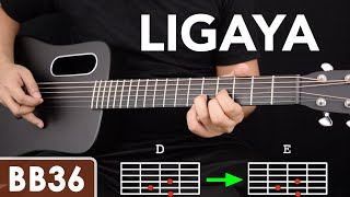 Ligaya  Eraserheads Guitar Tutorial TAB chords strumming [upl. by Anirok624]