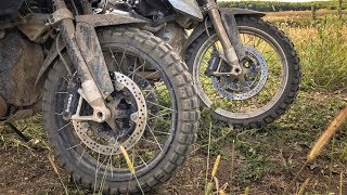 Michelin Anakee Wild vs Continental TKC 80 Twinduro Review [upl. by Ammadis]