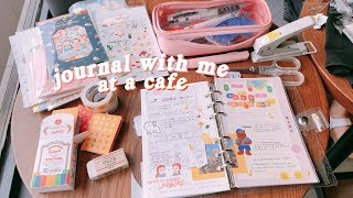 journal with me at a cafe ☕️2 [upl. by Darach727]