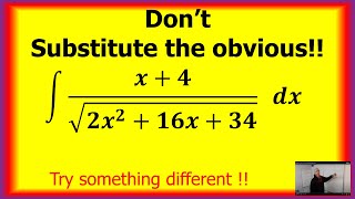 Integration by Substitution [upl. by Sell]