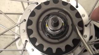 How to remove a Rear Sprocket on a Shimano Nexus 3 Nexus 7 Nexus 8 Hub gear [upl. by Eikcin]